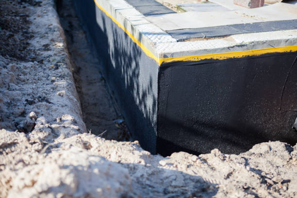Professional Exterior Waterproofing technician working in College Corner, OH